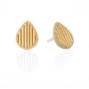 Anna Beck Jewelry Anna Beck Ribbed Teardrop Stud Earrings