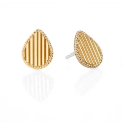 Anna Beck Jewelry Anna Beck Ribbed Teardrop Stud Earrings