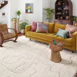 Loloi Rugs Justina Blakeney Ronnie Rug Collection - Ron-04 Ivory/Natural