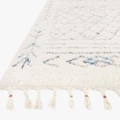 Loloi Rugs Justina Blakeney Ronnie Rug Collection - Ron-02 Ivory/Sky