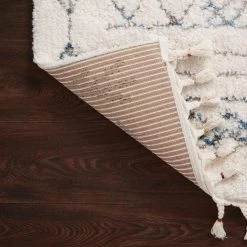Loloi Rugs Justina Blakeney Ronnie Rug Collection - Ron-02 Ivory/Sky