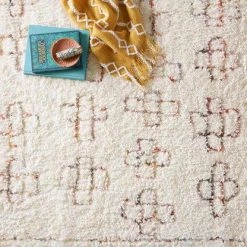 Loloi Rugs Justina Blakeney Ronnie Rug Collection - Ron-05 Ivory/Sunset
