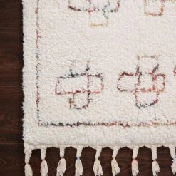 Loloi Rugs Justina Blakeney Ronnie Rug Collection - Ron-05 Ivory/Sunset