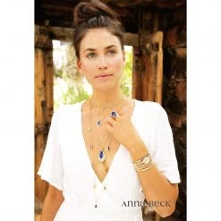 Anna Beck Jewelry Anna Beck Lapis Multi Stone Ring - Gold