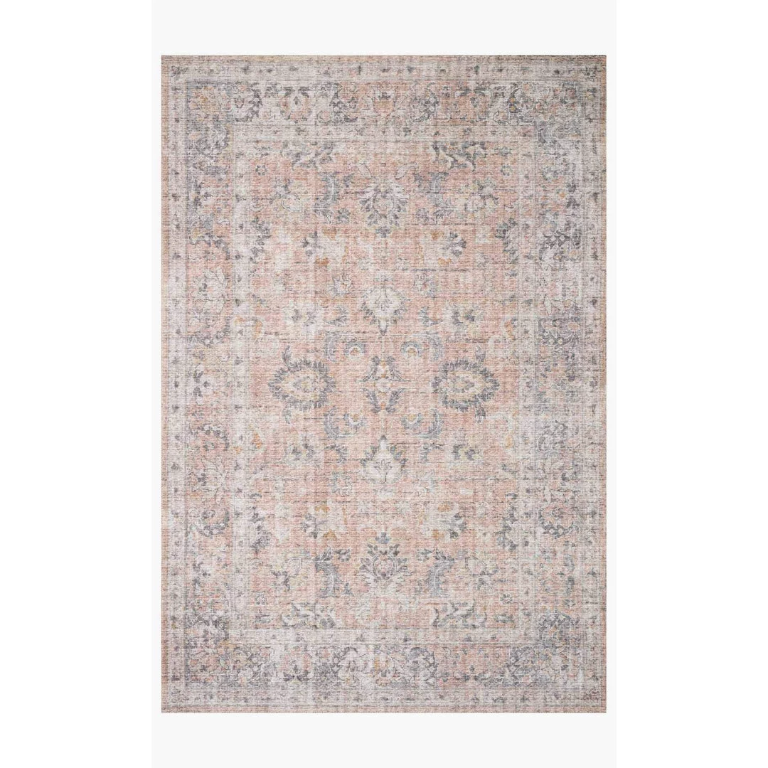 Loloi Rugs Skye Rug Collection By Loloi -Sky 01-Blush/Grey