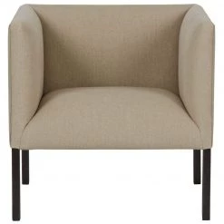 Noir Furniture Noir Futura Club Chair With Metal Base