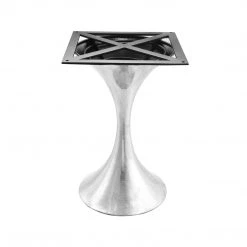 Bungalow 5 - Stockholm Nickel Center Dining Table Base (Pairs With 36" Top, Sold Separately) In Nickel