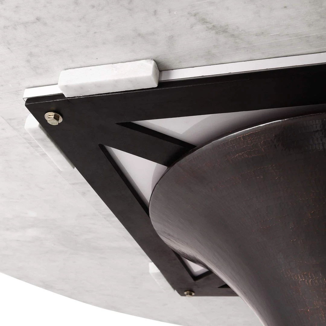 Bungalow 5 - Stockholm 52" Carrera Dining Table Top (Base Sold Separately) In White