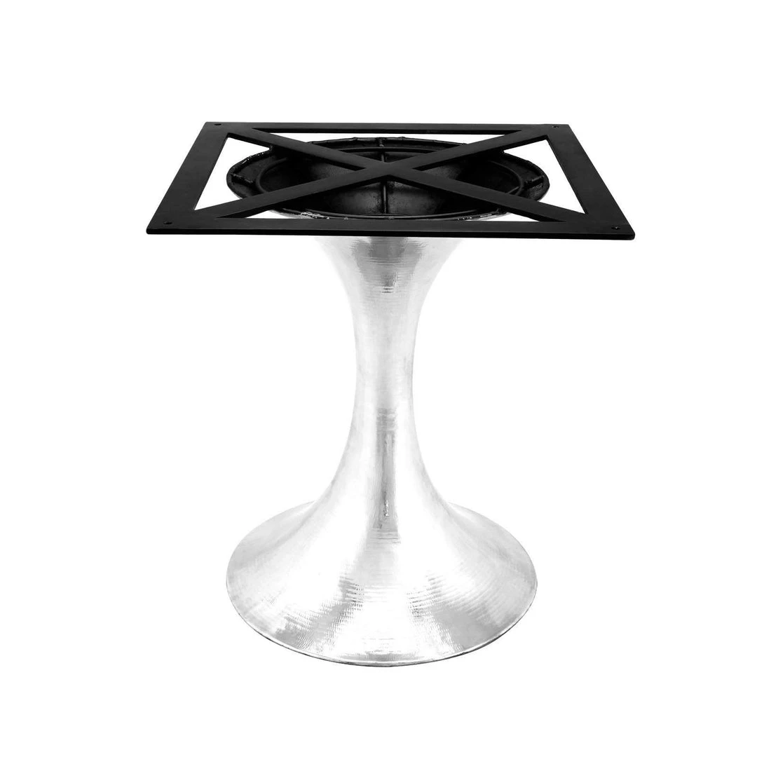 Bungalow 5 - Stockholm Nickel Dining Table Base (Pairs With 52" & 60" Top, Sold Separately) In Nickel