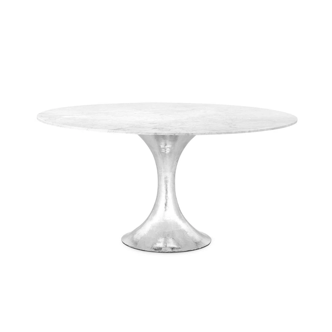Bungalow 5 - Stockholm Nickel Dining Table Base (Pairs With 52" & 60" Top, Sold Separately) In Nickel