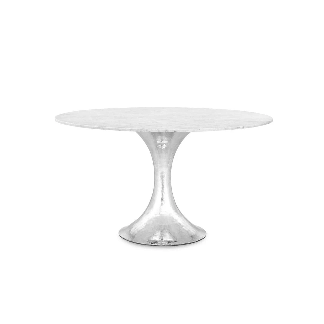 Bungalow 5 - Stockholm Nickel Dining Table Base (Pairs With 52" & 60" Top, Sold Separately) In Nickel