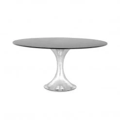 Bungalow 5 - Stockholm Nickel Dining Table Base (Pairs With 52