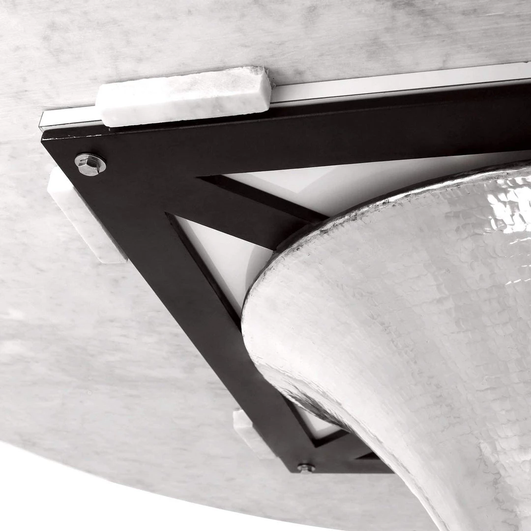 Bungalow 5 - Stockholm Nickel Dining Table Base (Pairs With 52" & 60" Top, Sold Separately) In Nickel