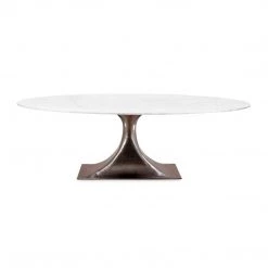 Bungalow 5 - Stockholm Bronze Oval Dining Table Base (Pairs With 95