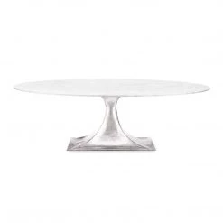 Bungalow 5 - Stockholm Nickel Oval Dining Table Base (Pairs With 95
