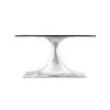 Bungalow 5 - Stockholm Nickel Oval Dining Table Base (Pairs With 95" Top, Sold Separately) In Nickel