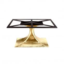 Bungalow 5 - Stockholm Brass Oval Dining Table Base (Pairs With 95" Top, Sold Separately) In Brass