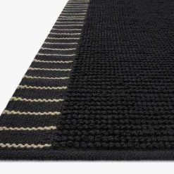 Loloi Rugs Joanna Gaines Sadie Rug Collection - SAD-01 Black