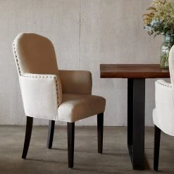 Dining Chairs Cisco Brothers Saratoga Arm Dining Chair