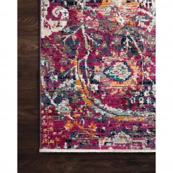 Loloi Rugs Justina Blakeney Rugs - Silvia - SIL-05 Midnight/Fuchsia