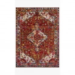 Loloi Rugs Justina Blakeney Rugs - Silvia - SIL-06 Red/Multi