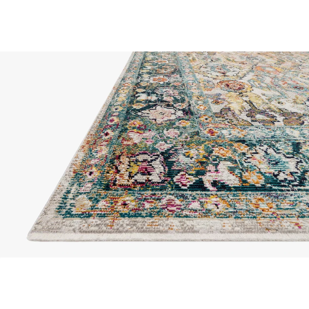Loloi Rugs Justina Blakeney Rugs - Silvia - SIL-01 Stone/Teal