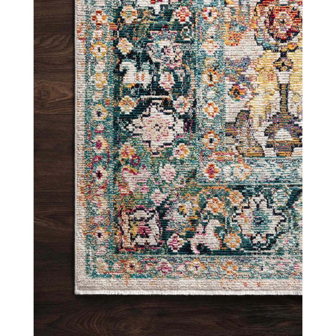 Loloi Rugs Justina Blakeney Rugs - Silvia - SIL-01 Stone/Teal