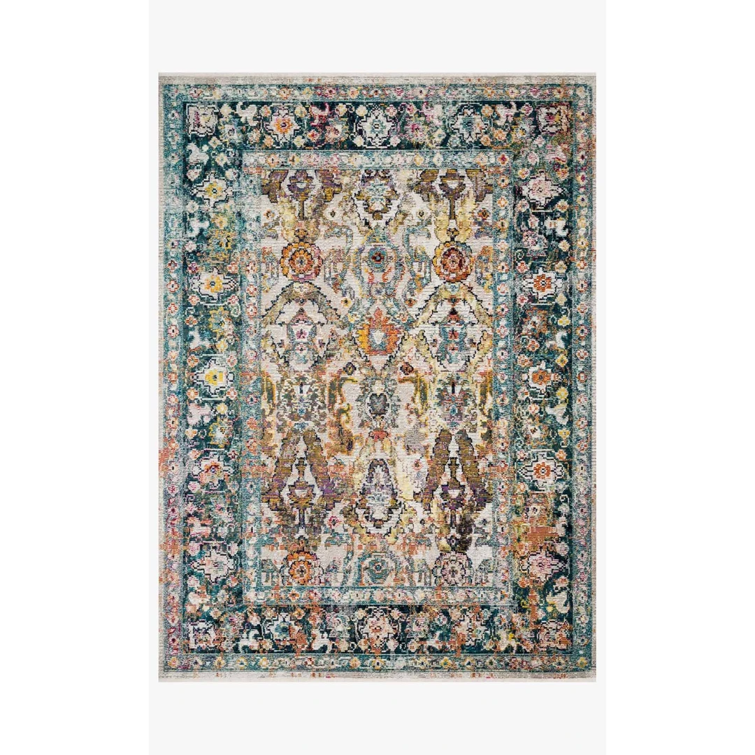 Loloi Rugs Justina Blakeney Rugs - Silvia - SIL-01 Stone/Teal
