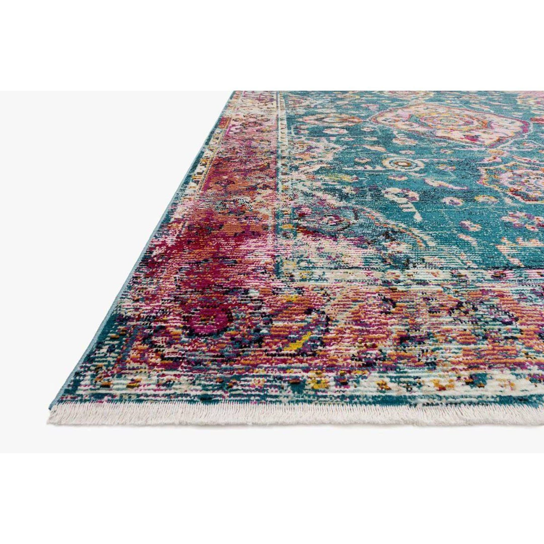 Loloi Rugs Justina Blakeney Rugs - Silvia - SIL-02 Teal/Berry
