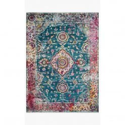 Loloi Rugs Justina Blakeney Rugs - Silvia - SIL-02 Teal/Berry