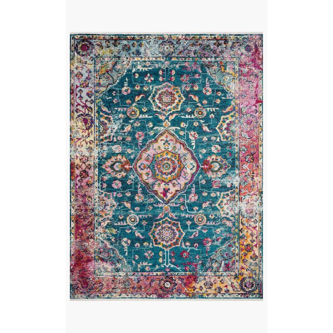 Loloi Rugs Justina Blakeney Rugs - Silvia - SIL-02 Teal/Berry