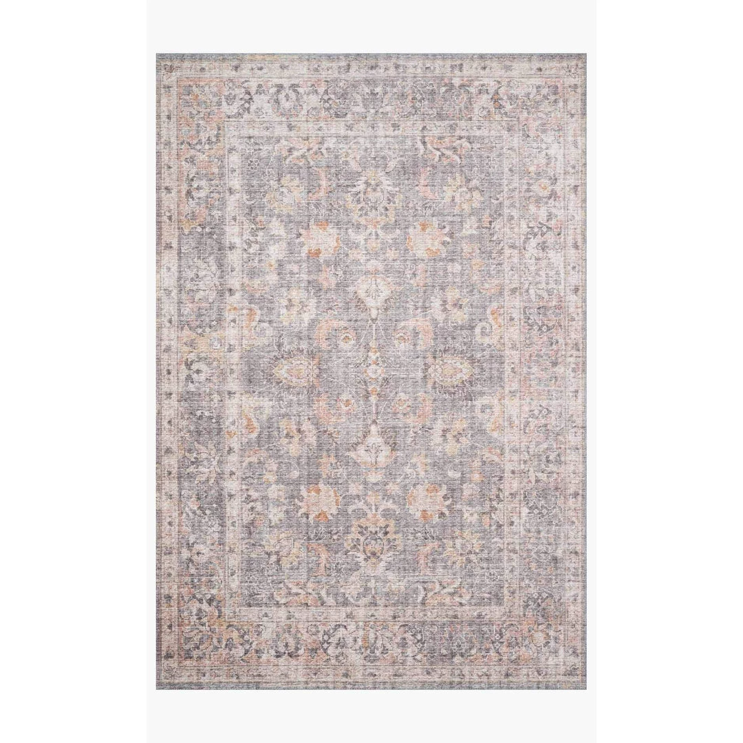 Loloi Rugs Skye Rug Collection By Loloi -Sky 01-Grey/Apricot