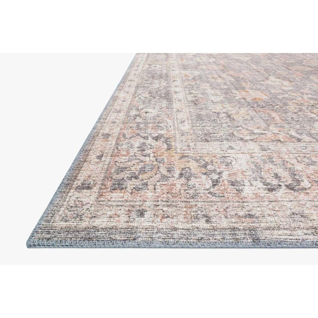 Loloi Rugs Skye Rug Collection By Loloi -Sky 01-Grey/Apricot