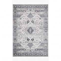 Loloi Rugs Skye Rug Collection By Loloi -Sky 02 Silver/Grey