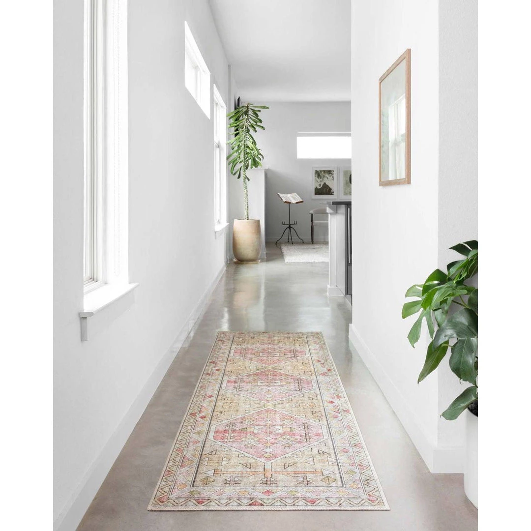 Loloi Rugs Skye Rug Collection By Loloi -Sky 04 Gold/Blush