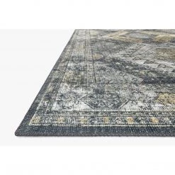 Loloi Rugs Skye Rug Collection By Loloi -Sky 09 Graphite/Silver
