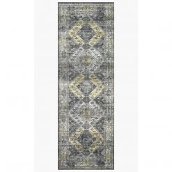 Loloi Rugs Skye Rug Collection By Loloi -Sky 09 Graphite/Silver