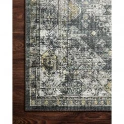 Loloi Rugs Skye Rug Collection By Loloi -Sky 09 Graphite/Silver