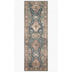 Loloi Rugs Skye Rug Collection By Loloi -Sky 10 Sea/Rust