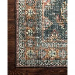 Loloi Rugs Skye Rug Collection By Loloi -Sky 10 Sea/Rust