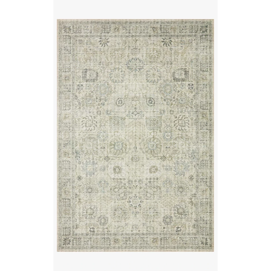 Loloi Rugs Skye Rug Collection By Loloi -Sky 14 Natural/Sage