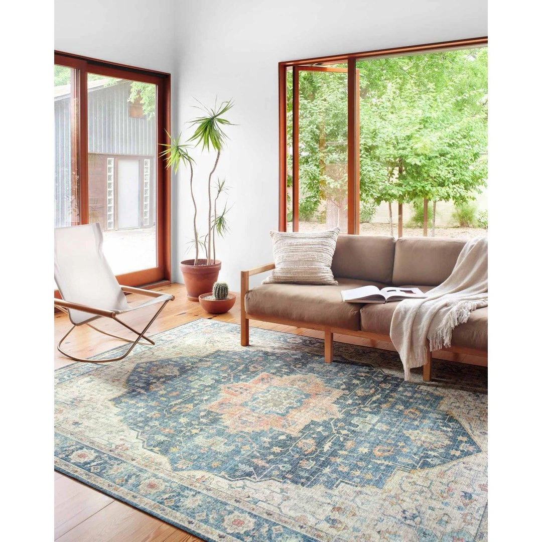Loloi Rugs Skye Rug Collection By Loloi -Sky 12 Ocean/Multi