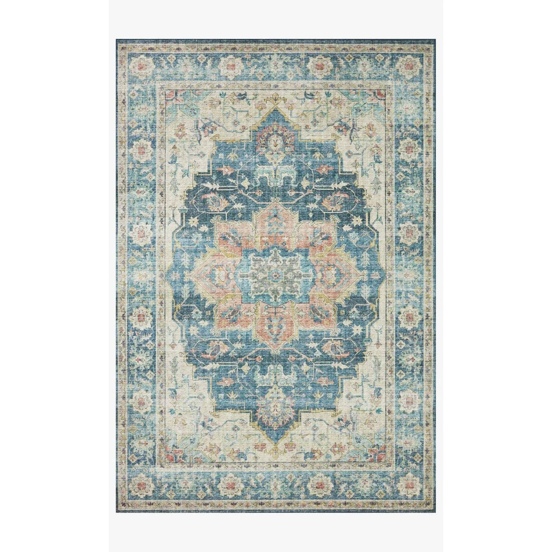 Loloi Rugs Skye Rug Collection By Loloi -Sky 12 Ocean/Multi