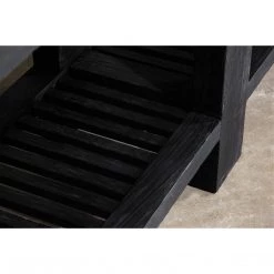 Organic Restoration Reclaimed Elm Slatted Console