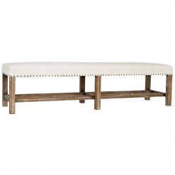 Noir Furniture Noir Sweden Bench, Grey Wash