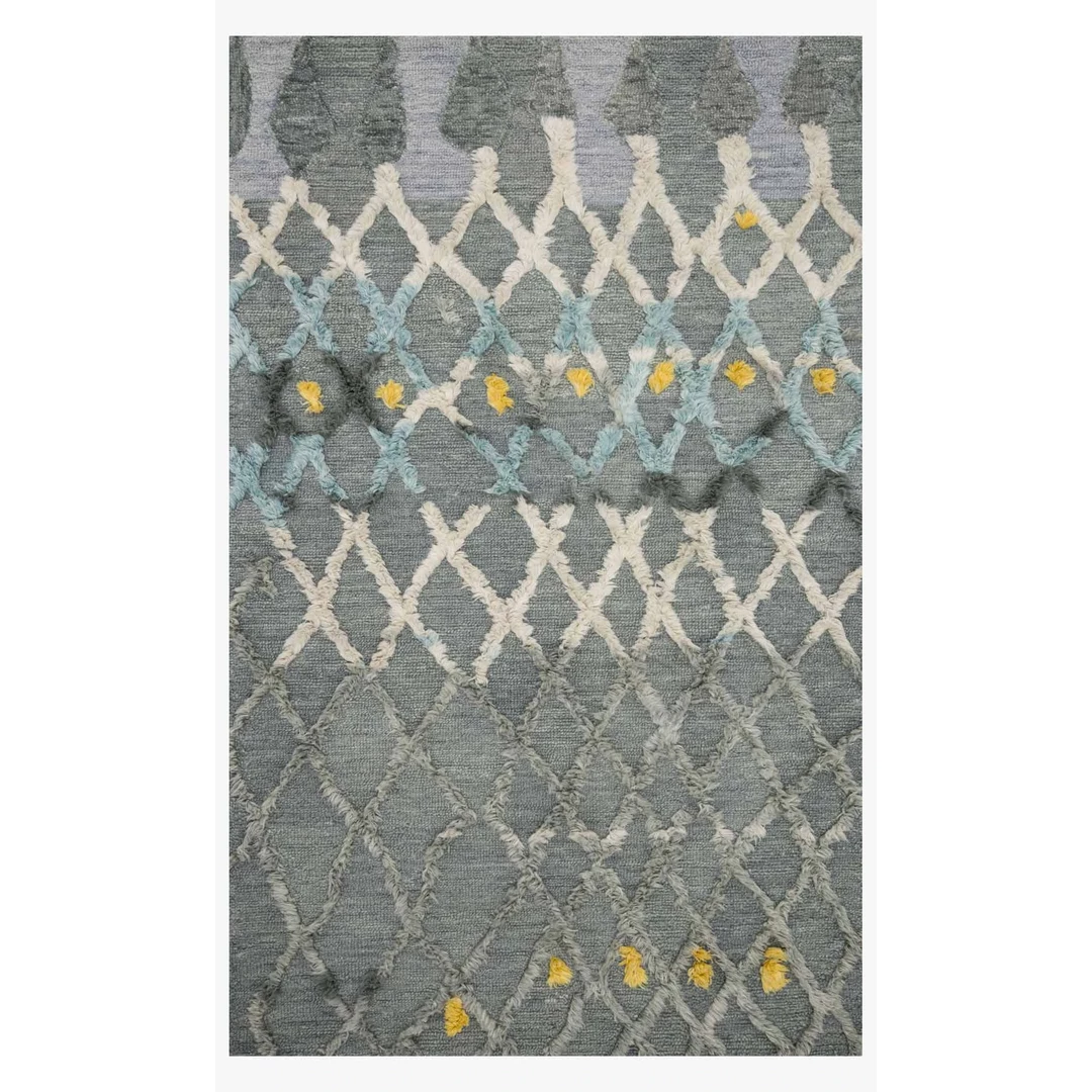 Loloi Rugs Justina Blakeney Rugs - Symbology - SYM-03 GREY/MULTI