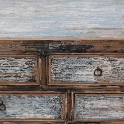 Organic Restoration Shanxi Multi Drawer Elm Console