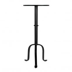 Noir Furniture Tini Side Table, Black Metal Accent Tables