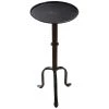 Noir Furniture Tini Side Table, Black Metal Accent Tables