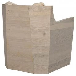 CFC Furniture Angle Chair, Reclaimed Oak Frame